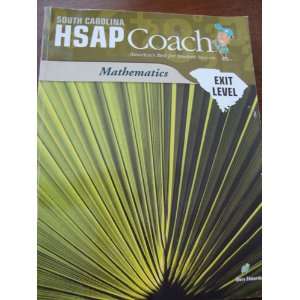  South Carolina HSAP Coach Exit Level (Mathematics 