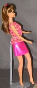   Vintage Barbie Mod GoGoCoCo Brown Hair TNT Twist n Turn Original Top