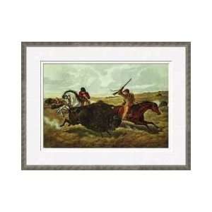  Life On The Prairie The Buffalo Hunt 1862 Framed Giclee 