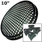 10 INCH SUBWOOFER SPEAKER COVERS WAFFLE MESH GRILLS GRILLES 