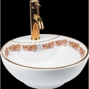   Meadow White Vitreous China Over Counter Vessel Sink