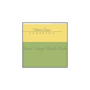  Personalized Embossed Stationery   Century Line Embossed Flat Cards 