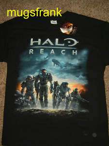 Halo Reach Soldiers Moon Xbox Video Game T Shirt Nwt  