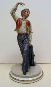 1981CAPODIMONTE SANDRO MAGGIONI FIGURE DANCER VNT RARE  