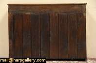 Crafted of pine wainscoting about 1890, a country dry sink has loads 