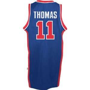   Thomas Detroit Piston adidas Blue Swingman Jersey