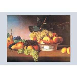 Still Life with Fruit 12x18 Giclee on canvas