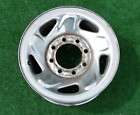 Factory Dodge 2500 8 Lug wheels and tires chrome clad steel wheels 03 
