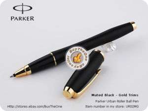 Parker URBAN Rollerball Pen Lacquered Black Muted GT  