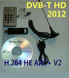 New ~ WIN7 ~ USB DVB T HD Mpeg4+2 H.264 AAC+ V2  