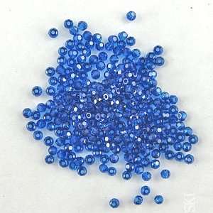  24 2mm Swarovski crystal round 5000 Capri Blue beads