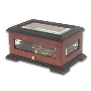   Ore Top Quality Music Box with Beveled Glass Panels 