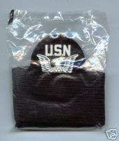 NAVY ENLISTED SERVICE CAP INSIGNIA NIP WITH BAND  
