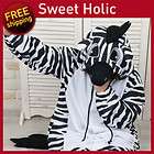 SWEET HOLIC Kigurumi Animal Pajama Adult Costumes Zebra