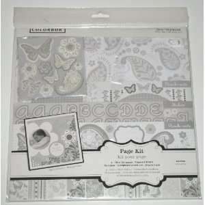  Colorbok Acid Free Scrapbooking Page Kit  Classic Paisley 