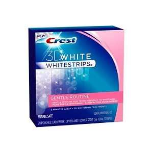   3D White Whitestrips Gentle Routine   10 ct (Quantity of 2) Beauty