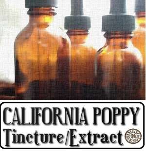 CALIFORNIA POPPY Tincture Extract ~ INSOMNIA 4 Sizes  