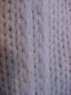 40s Vintage Winter White Hand Knit 2 Piece Set B36  