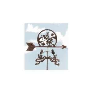  Butterfly and Flowers Weathervane with 60 Inch Garden 