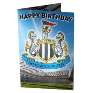 Newcastle United FC. Musical Birthday Card  Sports 