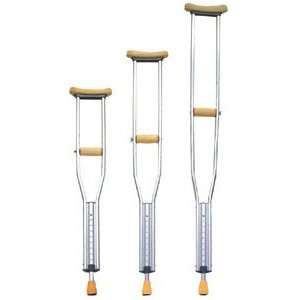 Fast Fit Aluminum Crutches™ Ambulatory Aids Aluminum, adjust height 