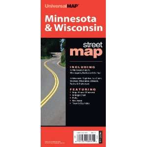  Minnesota & Wisconsin State Folding Map (State Fold Map 