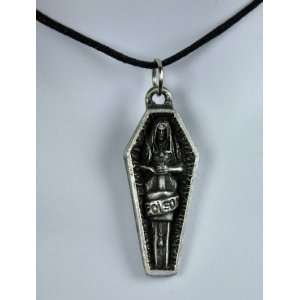   Warrior Necklace Coffin Death Black Metal Nordic 