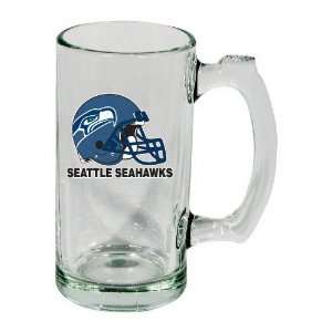  Seattle Seahawks Beer Mug 13oz Glass Sports Tankard 