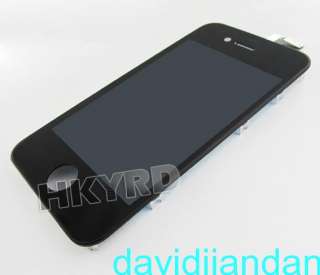  Black LCD Display+Touch Screen Digitizer for iPhone 4G  