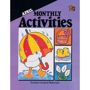  April Monthly Activities   Teacher Created Materials 