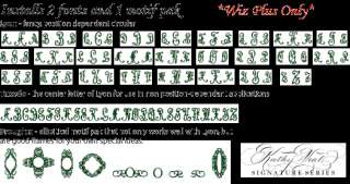 Monogram Wizard Alpha Pak Kit Pick 5 AlphaPaks  