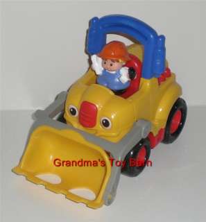Fisher Price Little People Lifty LOADER Truck BULLDOZER  