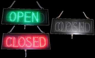   Open Closed Led Lighted Sign Window Display Animated Flash Motion Neon