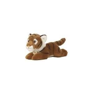   Realistic Stuffed Tiger 11 Inch Plush Wild Cat By Aurora Toys & Games
