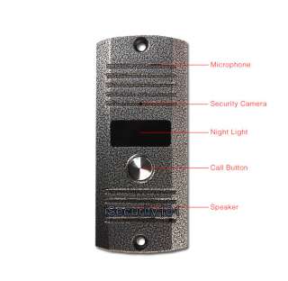   LCD Video Door Phone Doorbell Home Security Entry Intercom System /K2