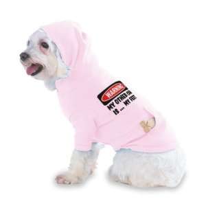   MY FEET Hooded (Hoody) T Shirt with pocket for your Dog or Cat Size XS