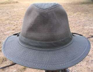 Cov ver CRUSHABLE Mesh Crown Safari Hunting Hat Loden  