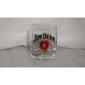  JIM BEAM TONY KANAAN #27 ONE OUNCE SIGNED SHOT GLASS 