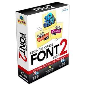  Essential Office Font Pack 2 Software