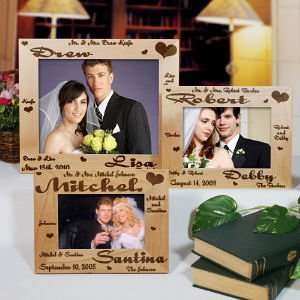  Mr. and Mrs. Wedding Picture Frame