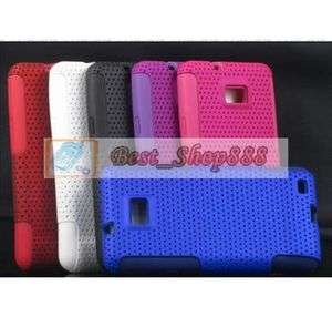 10pcs/Lot Mesh Back Case For Samsung Galaxy S II i9100 Silicone Inner 