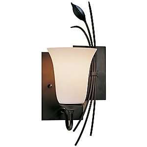  Two Panels With Forged Leaf Wall Sconce