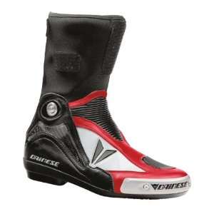  DAINESE AXIAL RACE BOOTS BLACK/RED/WHITE 46 Automotive