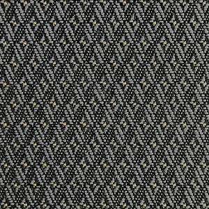   GREY EMBROIDERED DIAMOND DESIGN WOVEN UPHOLSTERY FABRIC 0753206  