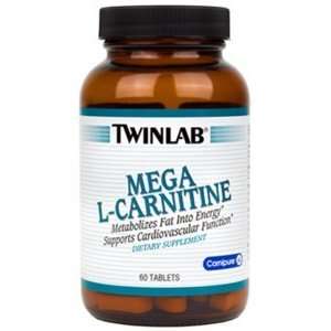  Twinlab Mega L Carnitine 500mg 60 tablets Health 