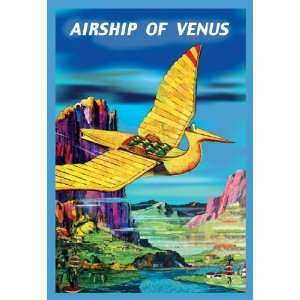   By Buyenlarge Airship of Venus 12x18 Giclee on canvas