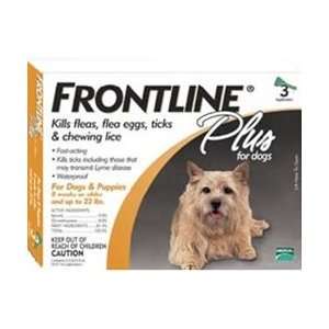  Frontline Plus for Dogs up to 22 lbs. (3 Applications) up 