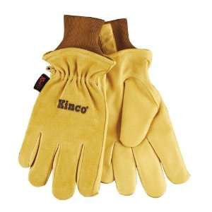  Kinco Insulated Pigskin Driving Gloves 2XL   Tan   22760 