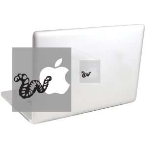  Worm In Your Apple Vinyl Laptop Decal Sticker. Apple 