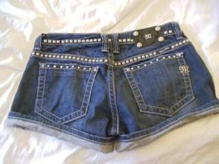 MISS ME Shorts Size 30 Rhinestone  